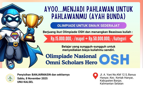  Olimpiade OSH (Omni Scholars Hero) Banjarmasin