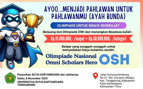  Olimpiade OSH (Omni Scholars Hero) Kutai Kartanegara