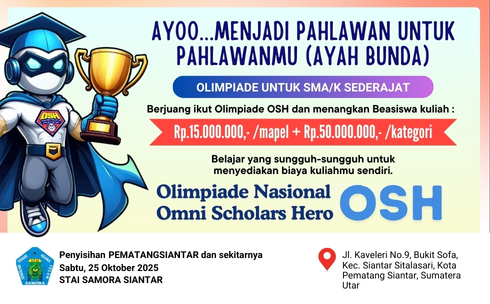  Olimpiade OSH (Omni Scholars Hero) Pematangsiantar