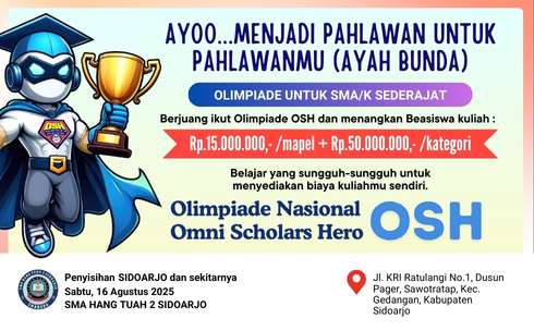  Olimpiade OSH (Omni Scholars Hero) Sidoarjo